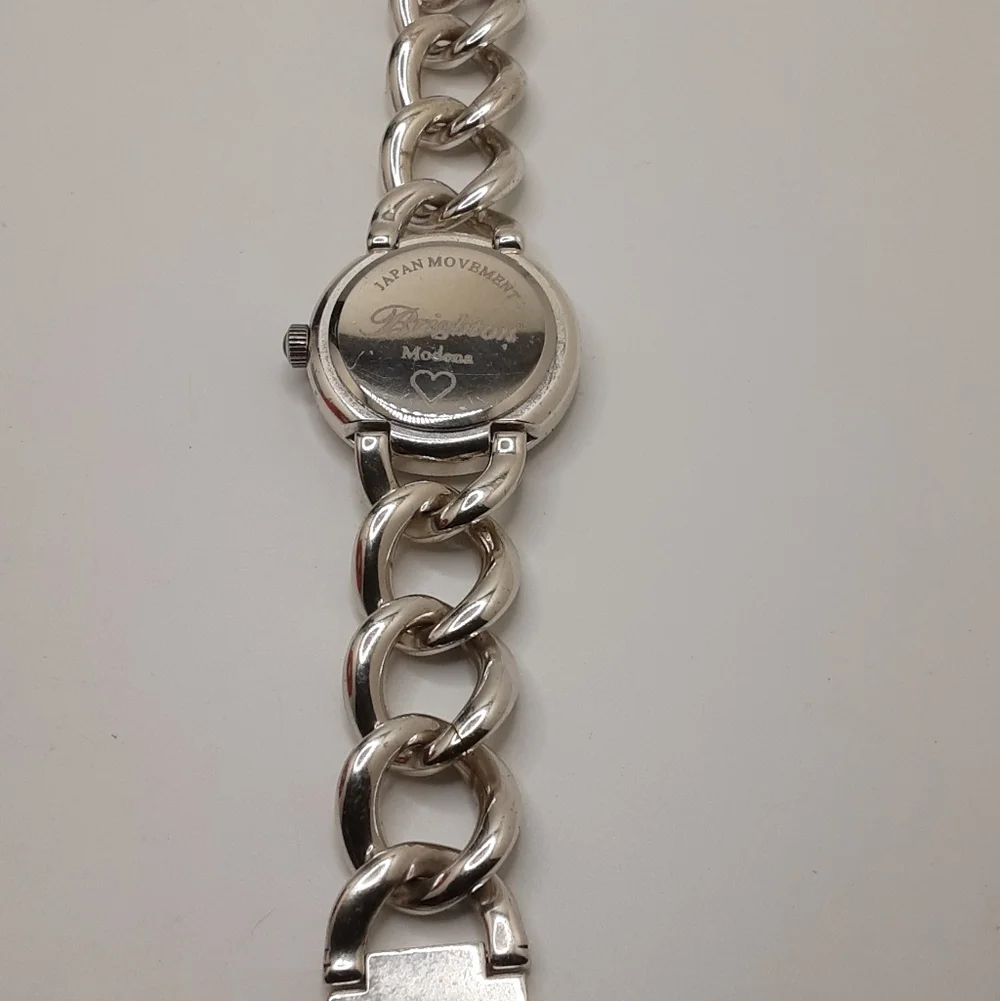 Brighton Modena Silver-plated Watch New Battery - Excellent Used Condition